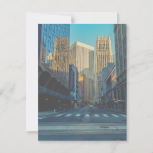 Postal Vista de la calle San Francisco por la noche