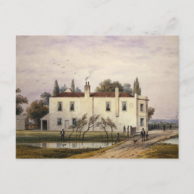 Postal Vista de la Casa de Copenhague, 1853 (Anverso)