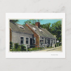 Postal Vista de la casa más antigua de la ciudad