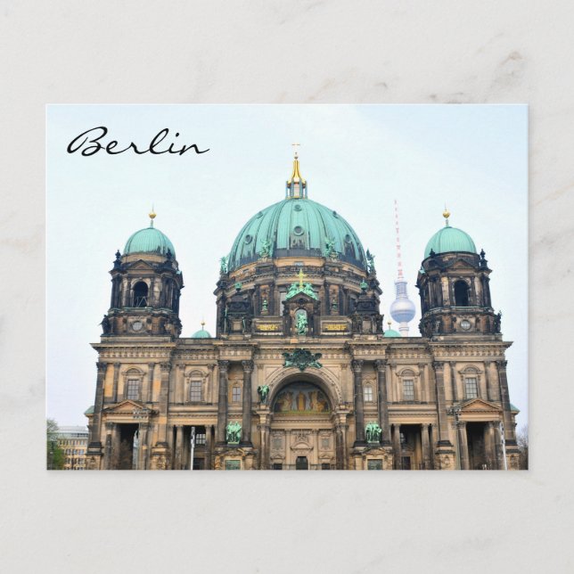 Postal Vista de la Catedral de Berlín (Berliner Dom) (Anverso)