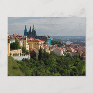 Postal Vista de la Catedral de San Vito, Praga, Chequia