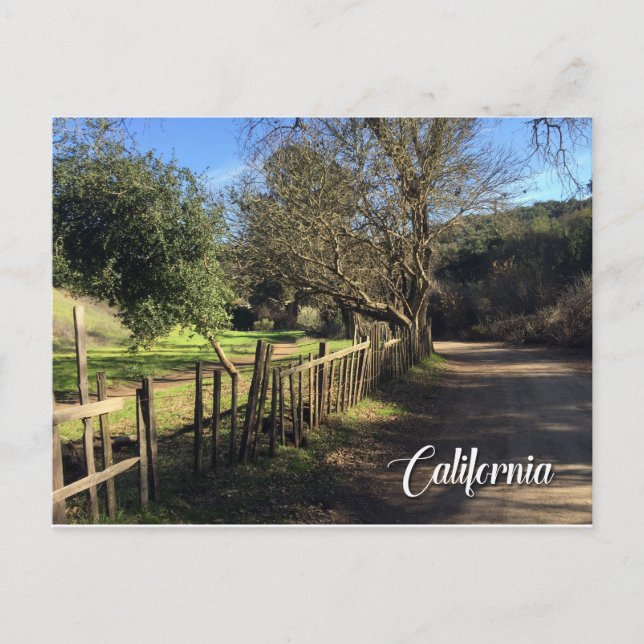 Postal Vista de la cerca de Rancho (Anverso)