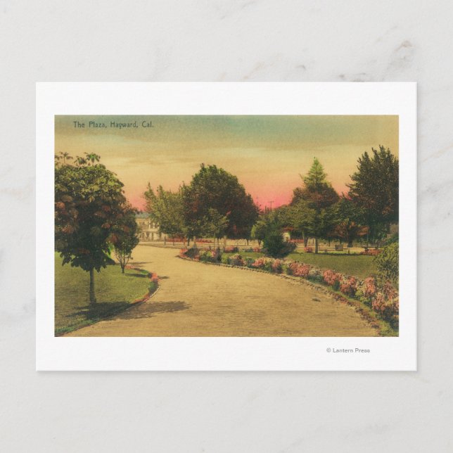 Postal Vista de la City Plaza Hayward, CA (Anverso)