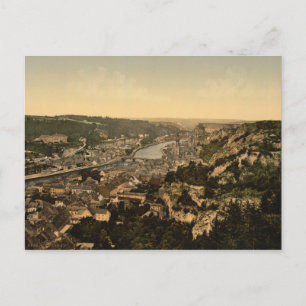 Postal Vista de la ciudad de Dinant