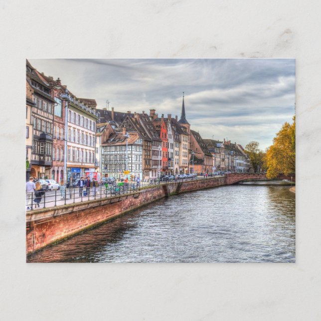 Postal Vista de la ciudad de Estrasburgo (Anverso)