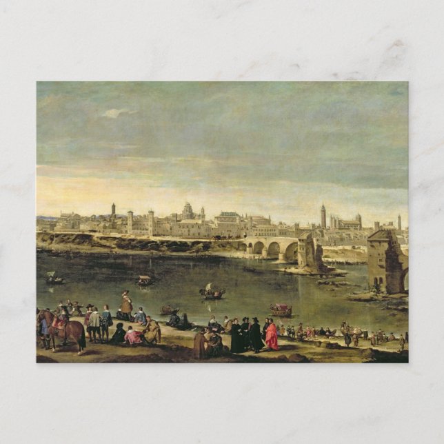 Postal Vista de la ciudad de Zaragoza (Anverso)