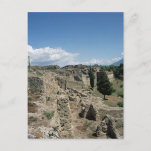 Postal Vista de la ciudad en ruinas