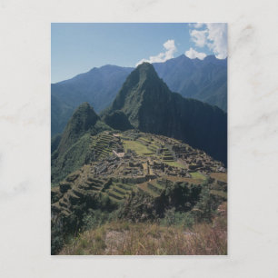 Postal Vista de la ciudadela en Machu Picchu
