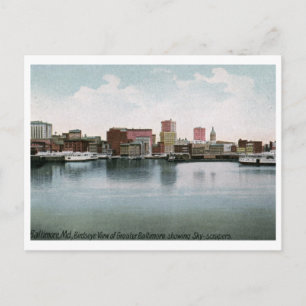 Postal Vista de la cosecha de Baltimore 1912