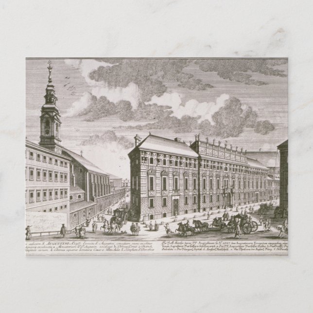 Postal Vista de la Dorotheergasse que muestra la (Anverso)