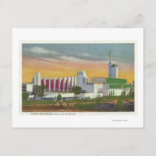 Postal Vista de la entrada norte, Salón de Ciencia