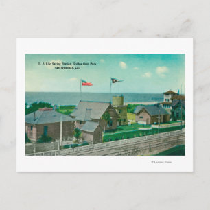 Postal Vista de la Estación de Ahorro de Vida de Estados 