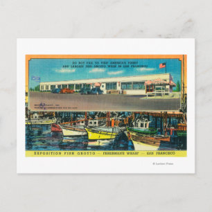 Postal Vista de la Exposición Pescado Grotto