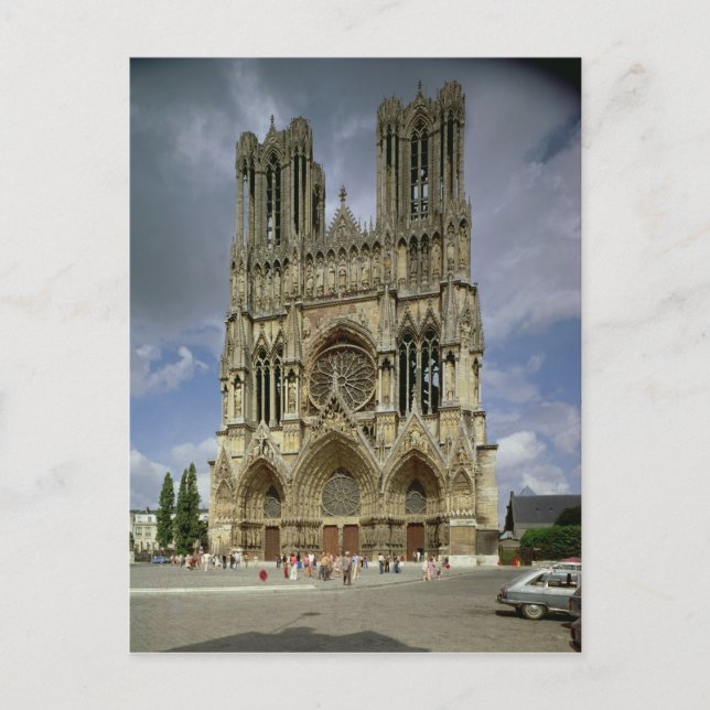 Postal Vista de la fachada del oeste (Anverso)