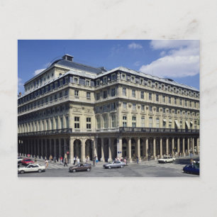 Postal Vista de la fachada del Teatro Francais