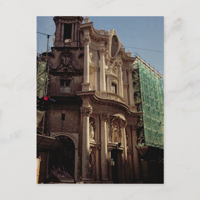 Postal Vista de la fachada exterior � (Anverso)