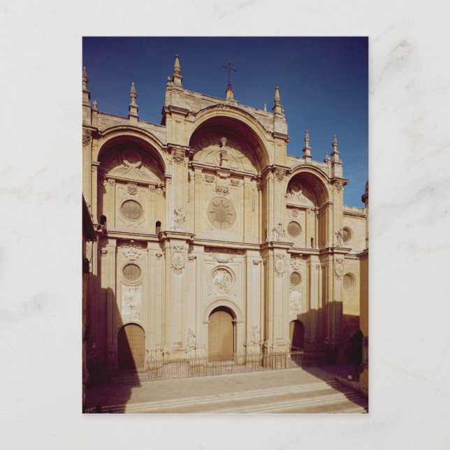 Postal Vista de la fachada, finalizada en 1667 (Anverso)