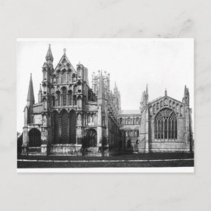 Postal Vista de la fachada oriental y del coro, c.1321-40