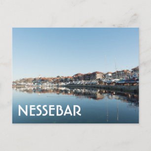 Postal Vista de la famosa ciudad búlgara de Nessebar