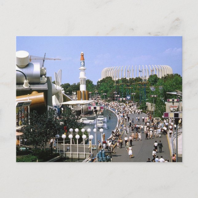 Postal Vista de la Feria Mundial de Nueva York de 1964 (Anverso)