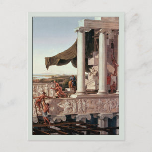 Postal Vista de la flor de Grecia por August Ahlborn