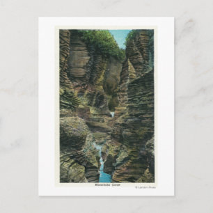 Postal Vista de la garganta de Minnehaha