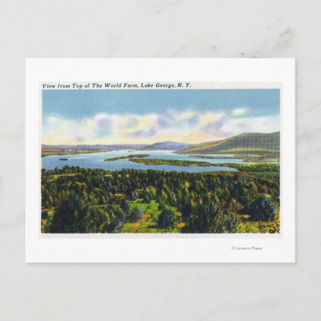 Postal Vista de la Granja del Mundo del Lago (Anverso)