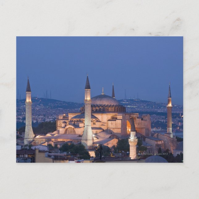 Postal Vista de la Haghia Sophia (Anverso)