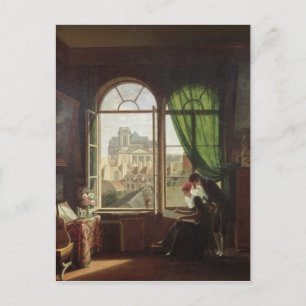 Postal Vista de la iglesia de San Eustache