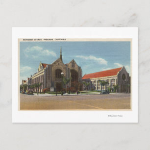Postal Vista de la Iglesia Metodista
