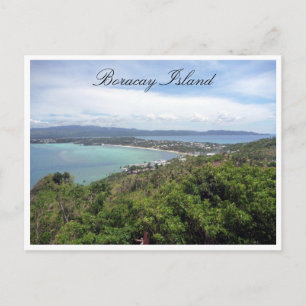 Postal vista de la isla de boracay