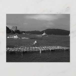 Postal Vista de la isla de la Perla de Mie Mikimoto