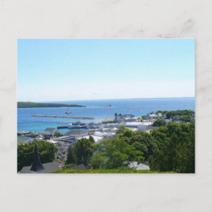 Postal Vista de la isla Mackinac