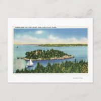 Vista de la Knob de Pumkin y Long Island
