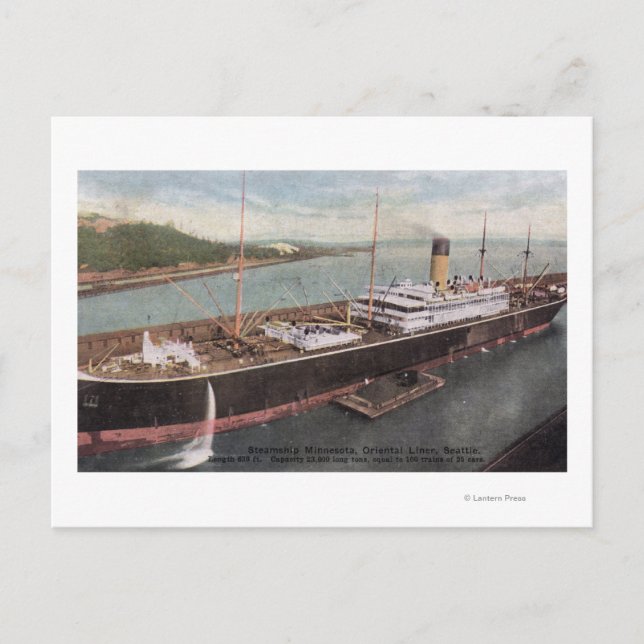 Postal Vista de la línea oriental Minnesota (Anverso)