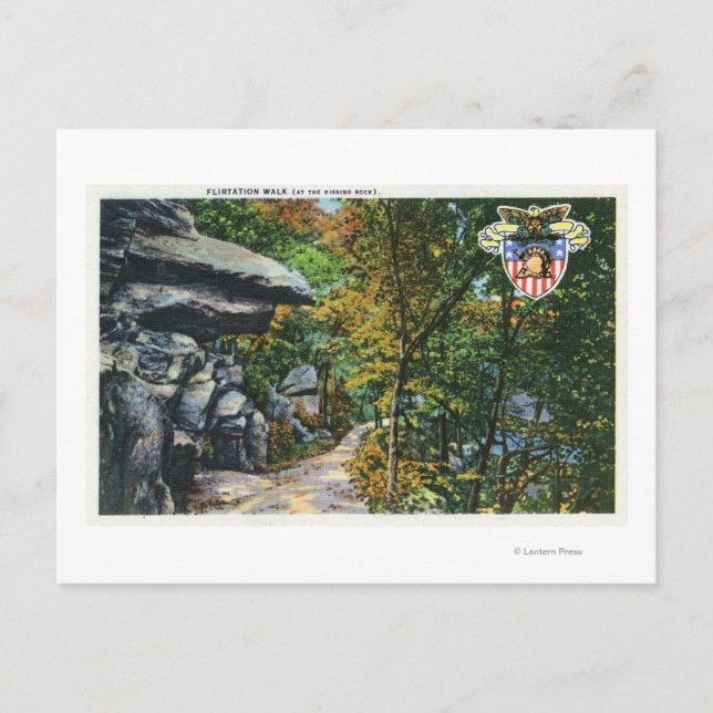 Postal Vista de la marcha de la filiación de la roca del  (Anverso)