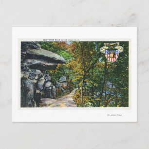 Postal Vista de la marcha de la filiación de la roca del 