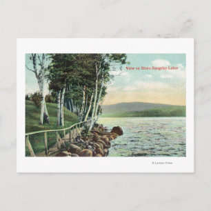 Postal Vista de la orilla del lago