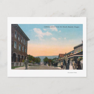 Postal Vista de la parte alta de la playa, OR