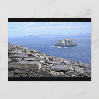 Postal Vista de la pequeña Skellig desde Skellig Michael