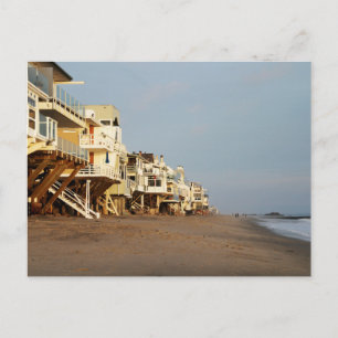 Postal Vista de la playa del océano, Malibu, California T