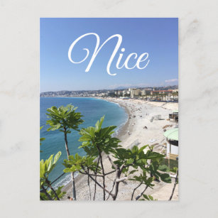 Postal Vista de la Riviera Francesa en Niza Francia