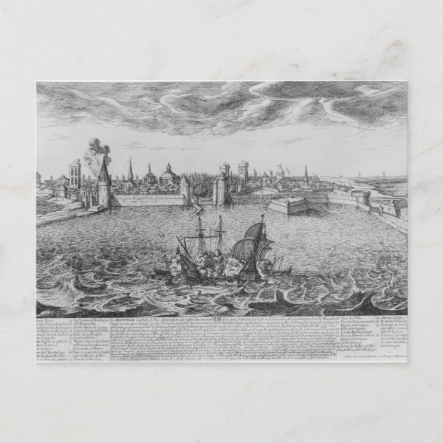 Postal Vista de La Rochelle (Anverso)