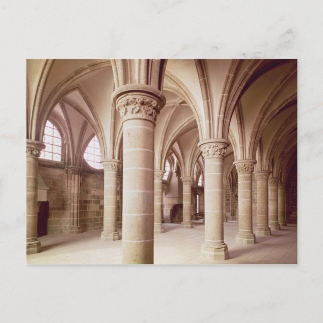 Postal Vista de la Salle des Chevaliers (Anverso)