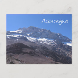 Postal Vista de la Supercumbre, Monte Aconcagua, Argentin