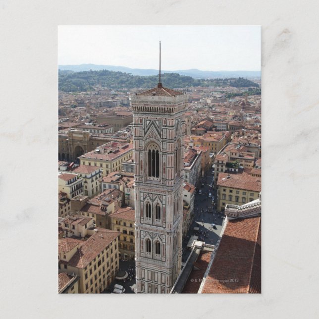 Postal Vista de la torre de la Campana de Giotto (Campani (Anverso)