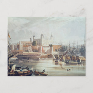 Postal Vista de la Torre de Londres