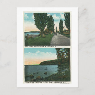 Postal Vista de la unidad de Lake Champlain