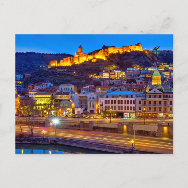 Postal Vista de la vieja Tiflis (Anverso)