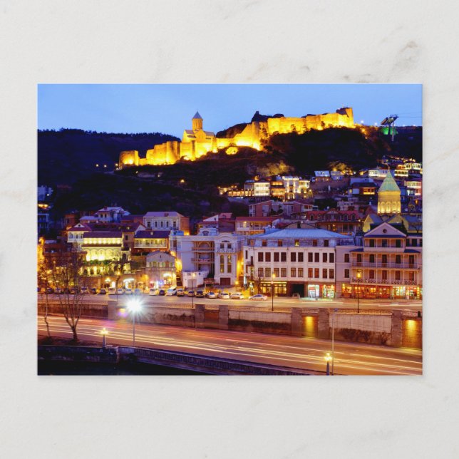 Postal Vista de la vieja Tiflis (Anverso)